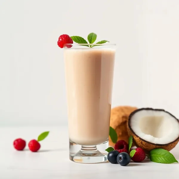 Smoothie Basse en Calories de Gingembre et Eau de Coco