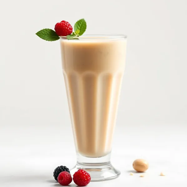 Smoothie Basso in Calorie con Zenzero e Latte di Macadamia