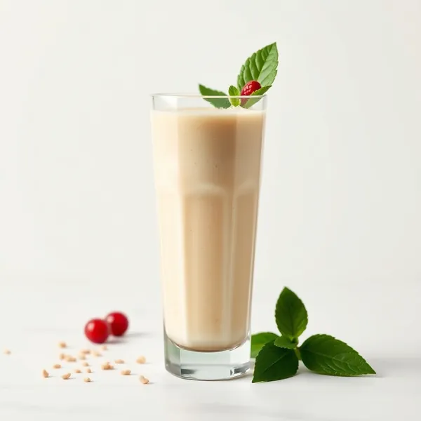 Low-Calorie Ingwer-Reis-Milch-Smoothie