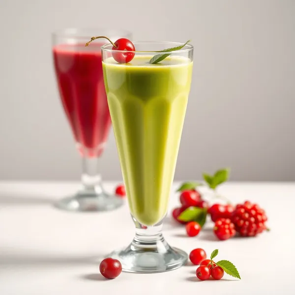 Smoothie Basse Calorie Baies Goji et Thé Matcha