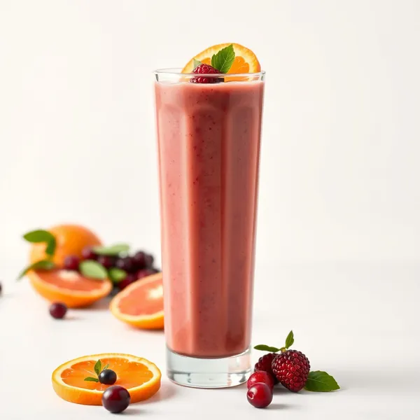 Low-Calorie Goji Berry Orange Juice Smoothie
