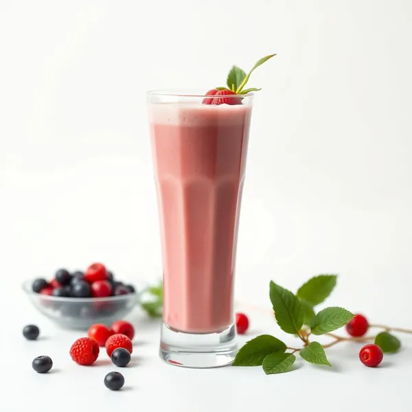 Low-Calorie Goji Berry Soy Milk Smoothie