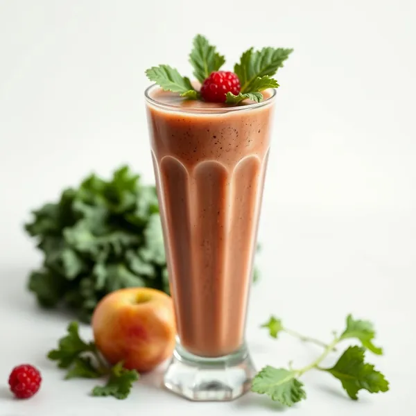 Smoothie de Suco de Couve e Maçã Baixo em Calorias