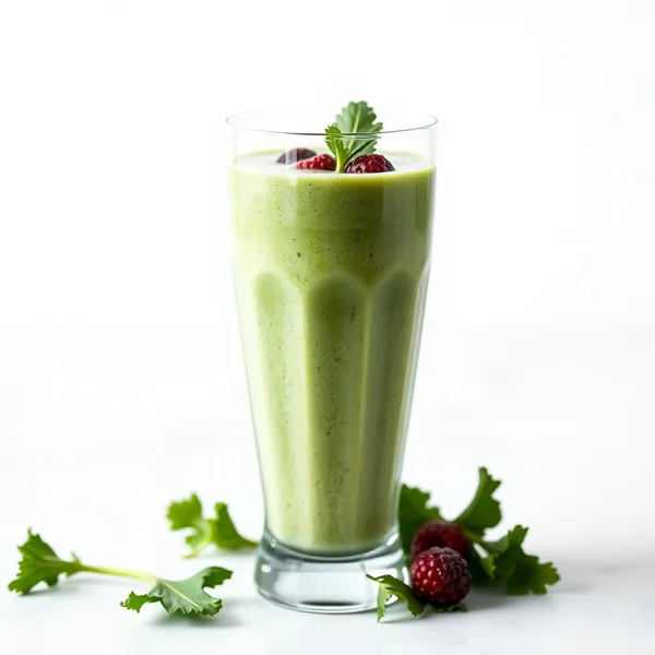 Low-Calorie Kale Greek Yogurt Smoothie