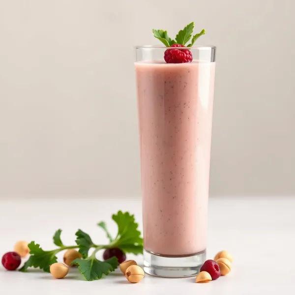 Smoothie Basse en Calories de Chou Frisé et Lait de Macadamia