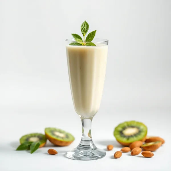 Smoothie Basse Calorie Kiwi Lait d'Amande