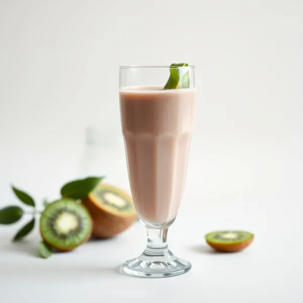 Low-Calorie Kiwi Hemp Milk Smoothie