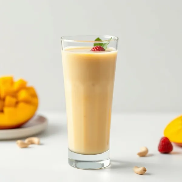 Low-Calorie Mango Cashew Milk Smoothie