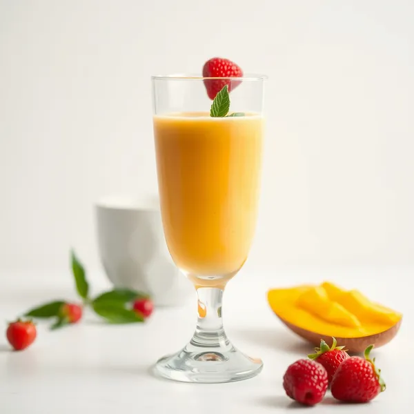 Low-Calorie Mango Hemp Milk Smoothie