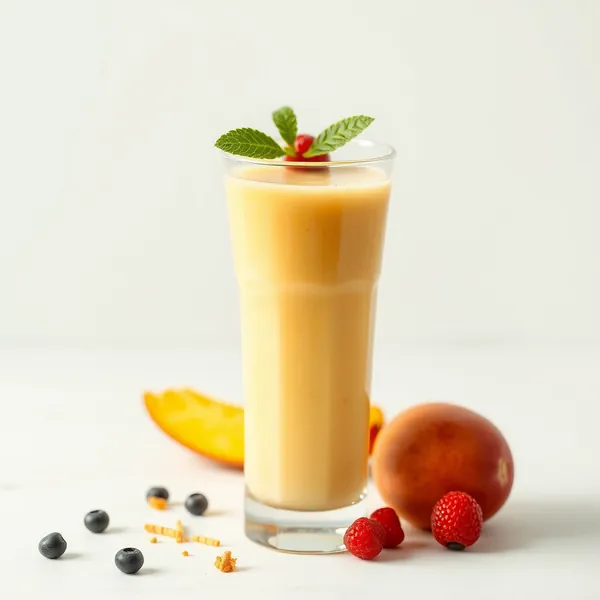Niedrig-Kalorien Mango Kefir Smoothie