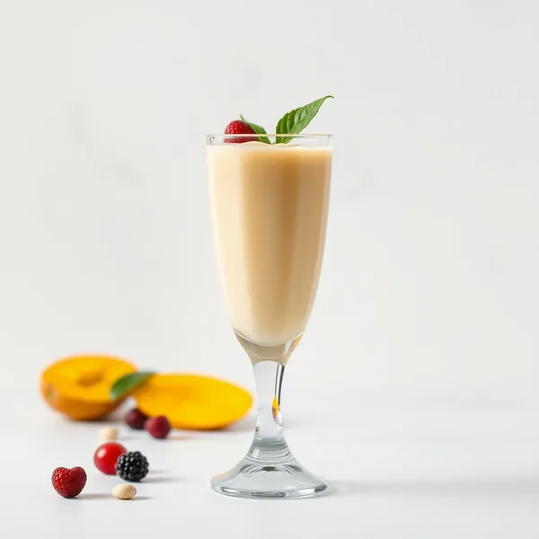 Smoothie Bas en Calories à la Mangue et au Lait de Macadamia