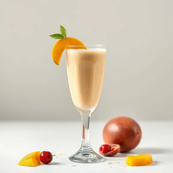 Low-Calorie Mango Oat Milk Smoothie