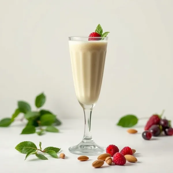 Smoothie Basse Calorie de Matcha et Lait d'Amande