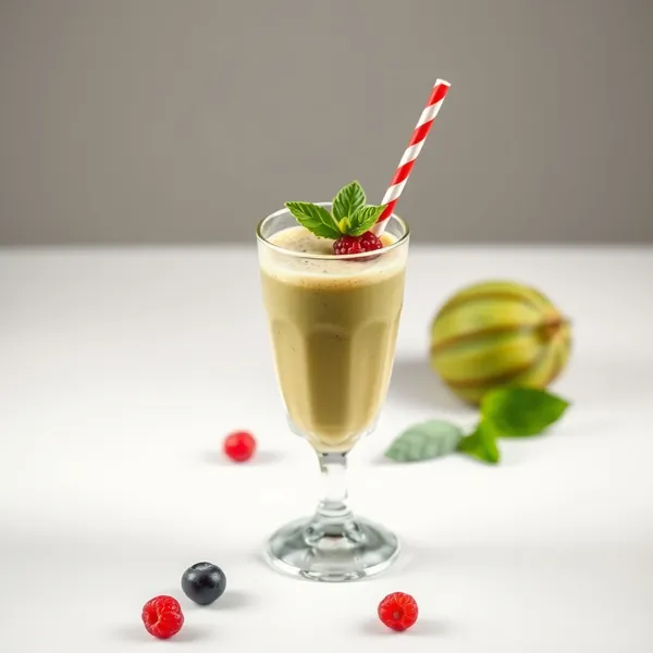 Smoothie Basse Calorie de Matcha et Eau de Coco
