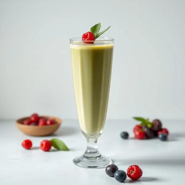 Smoothie Basse Calorie au Matcha et Lait de Chanvre