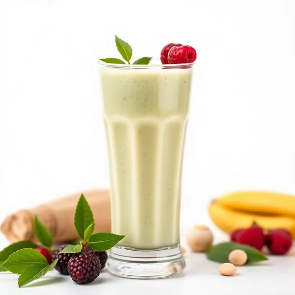 Batido Bajo en Calorías de Matcha y Leche de Macadamia