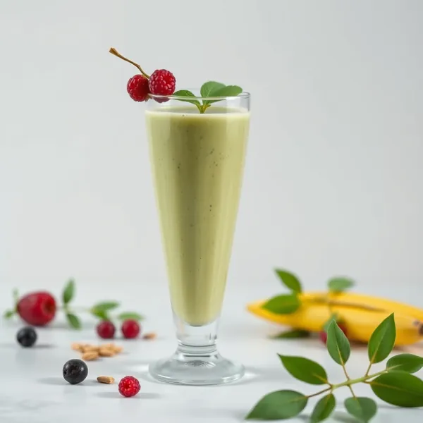 Batido Bajo en Calorías de Matcha y Leche de Espelta