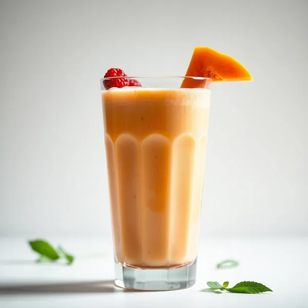 Smoothie Basse Calorie de Papaye et Lait de Chanvre