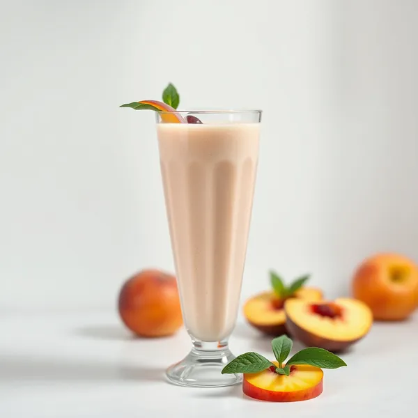 Smoothie Basse Calorie Pêche Eau de Coco