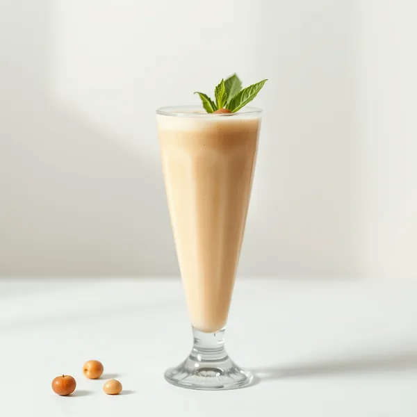 Low-Calorie Peach Macadamia Milk Smoothie