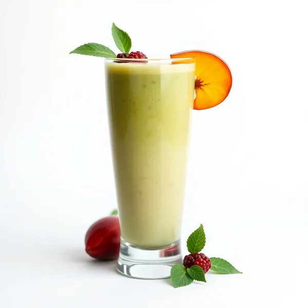 Smoothie Basse Calorie Pêche Matcha