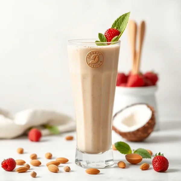 Low-Calorie Peanut Butter Almond Coconut Milk Smoothie