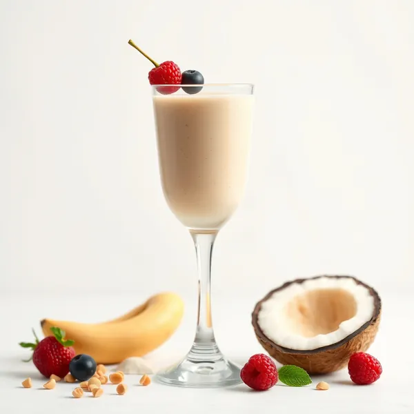 Low-Calorie Peanut Butter Coconut Water Smoothie