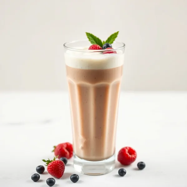 Smoothie au Beurre de Cacahuète et au Yogourt Grec Basse Calorie