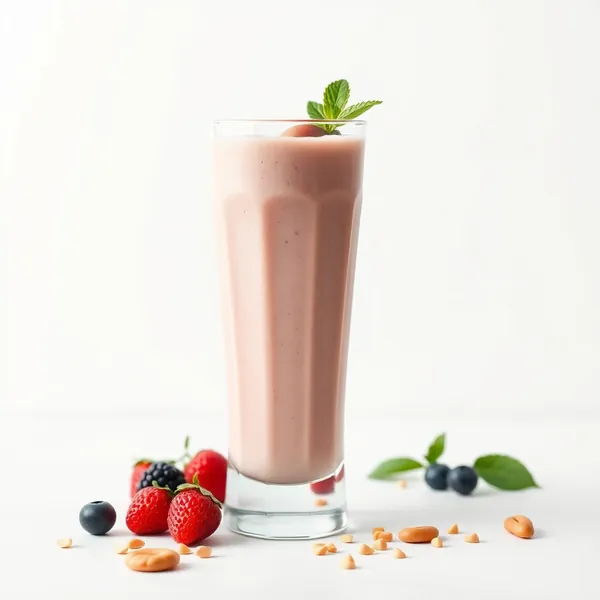 Smoothie au Beurre de Cacahuète et Kefir Bas en Calories