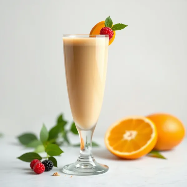 Low-Calorie Peanut Butter Orange Juice Smoothie