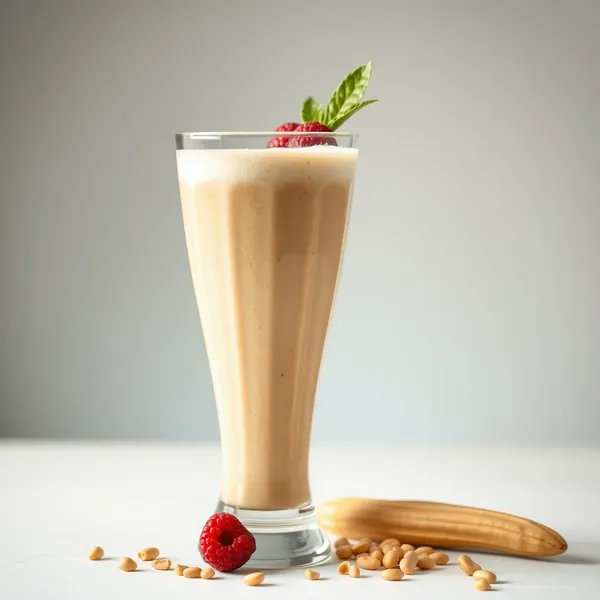 Low-Calorie Peanut Butter Protein Shake Smoothie