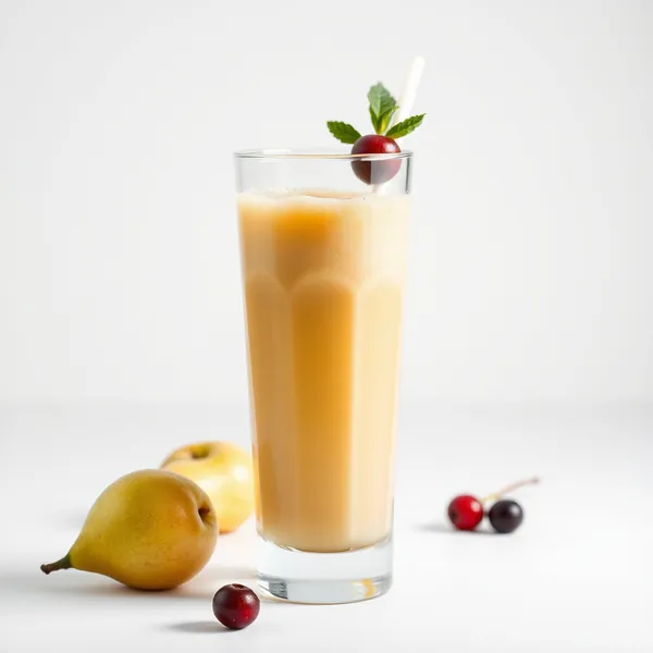 Low-Calorie Pear Apple Juice Smoothie