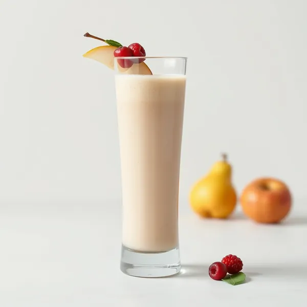 Low-Calorie Pear Hemp Milk Smoothie
