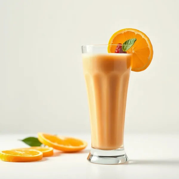 Smoothie Bas en Calories de Poire et d'Orange