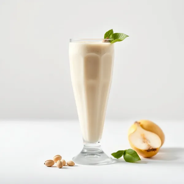 Smoothie Baixo em Calorias de Pera e Pistache