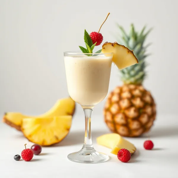 Smoothie Bas en Calories Ananas Eau de Coco