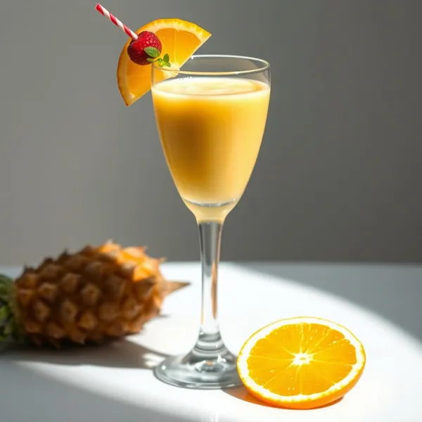 Smoothie de Jus d'Ananas et d'Orange Basse en Calories