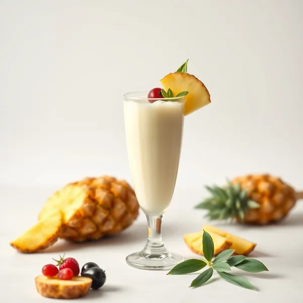 Smoothie Ananas Lait de Soja Basse Calorie