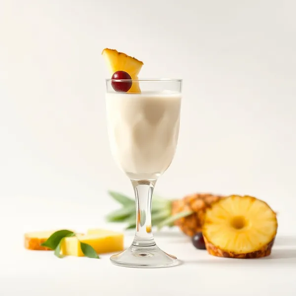 Smoothie Basse en Calories Ananas Lait d'Épeautre