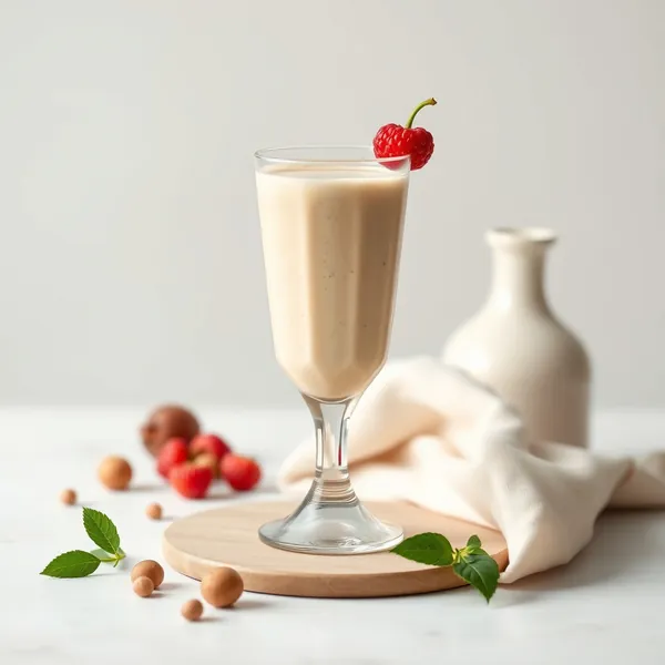 Smoothie de Leite de Avelã e Proteína Baixa Caloria