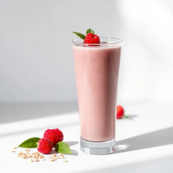 Low-Calorie Protein Powder Hemp Milk Smoothie