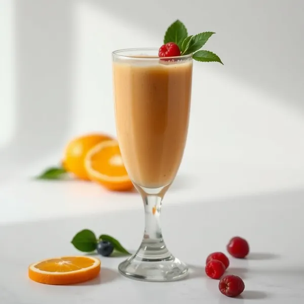 Smoothie de Jus d'Orange et Protéine Basse en Calories