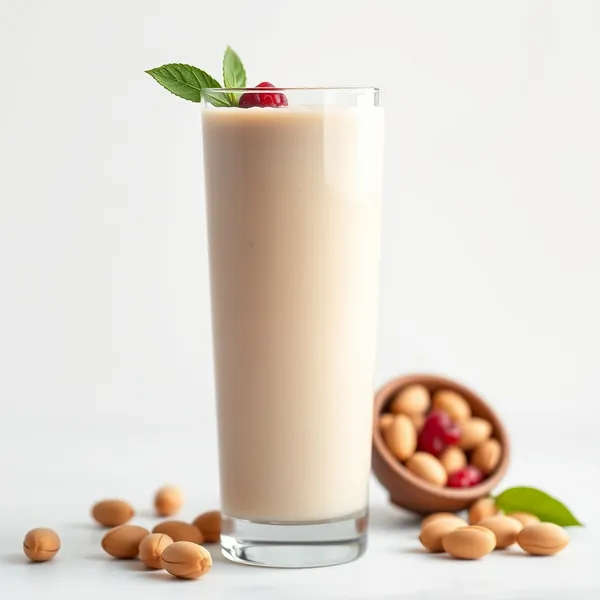 Smoothie au Lait de Pistache avec Protéine Basse en Calories