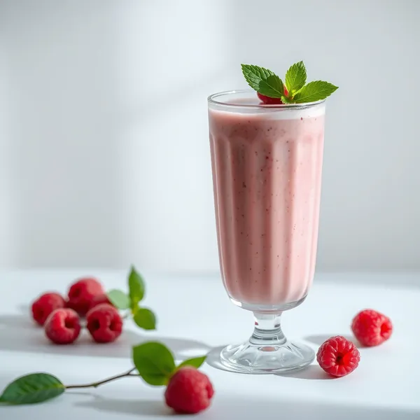 Smoothie Bas en Calories Framboise Eau de Coco