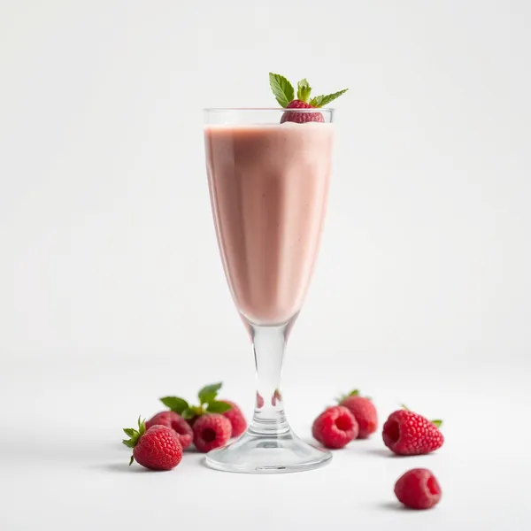 Low-Calorie Raspberry Hemp Milk Smoothie