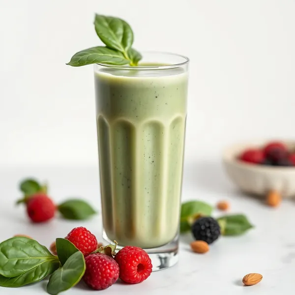 Low-Calorie Spinach Almond Milk Smoothie