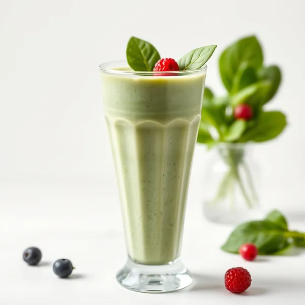 Low-Calorie Spinach Greek Yogurt Smoothie