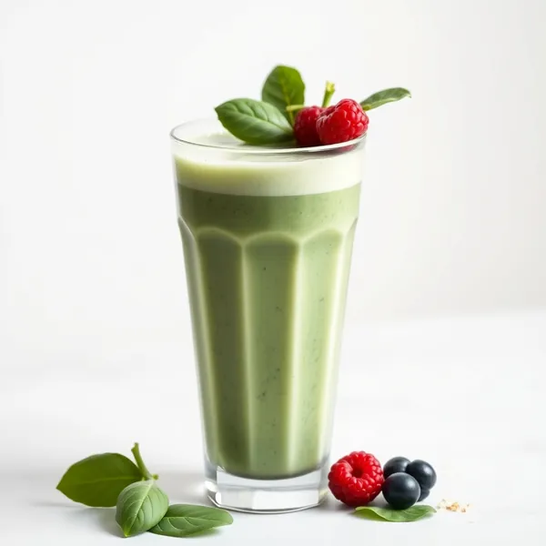 Low-Calorie Spinach Oat Milk Smoothie