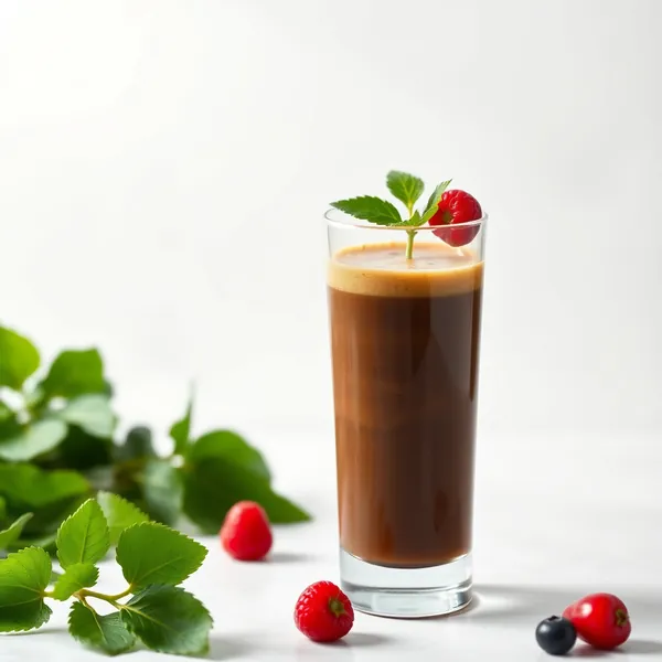 Low-Calorie Spirulina Cold Brew Coffee Smoothie