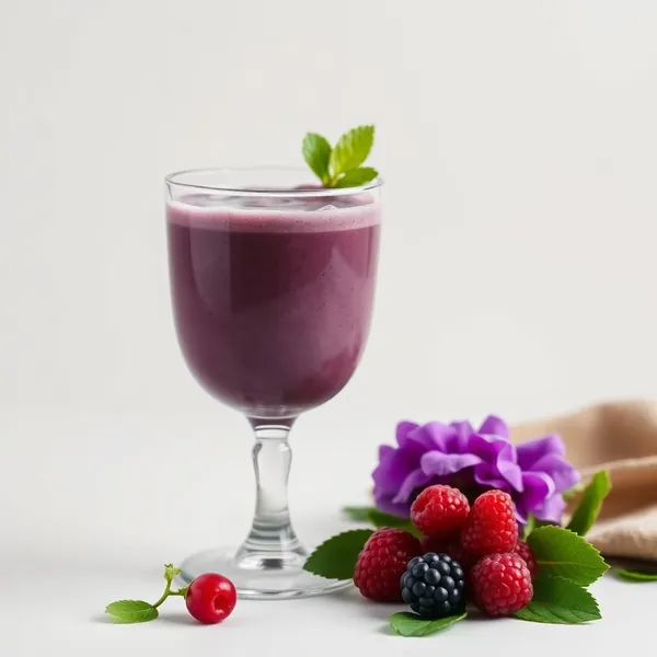 Smoothie Basse Calorie de Spiruline et Yogourt Grec